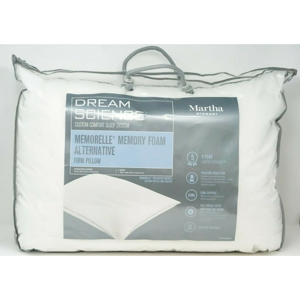 Martha Stewart Collection Dream Science Memory Foam Contour Pillow Bedding Standard Queen 